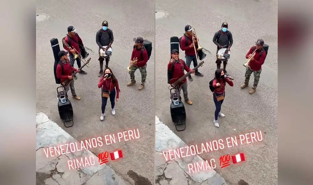 Desliza las imágenes para conocer un poco más sobre esta agrupación extranjera que demostró su talento en plena vía pública. Foto: captura de TikTok/@crismel095