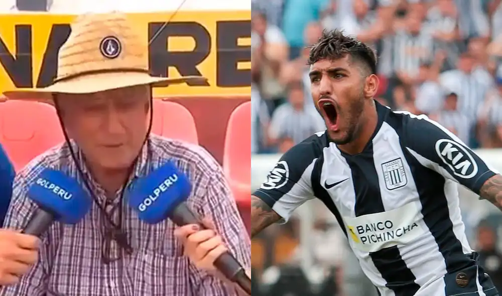 Papá de Chemo del Solar fue entrevistado en la antesala del partido entre Boys y Universitario. Foto: Composición