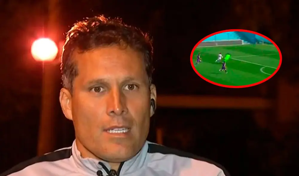 Leao Butrón fue el protagonista de una polémica jugada en el Alianza vs. San Martín.