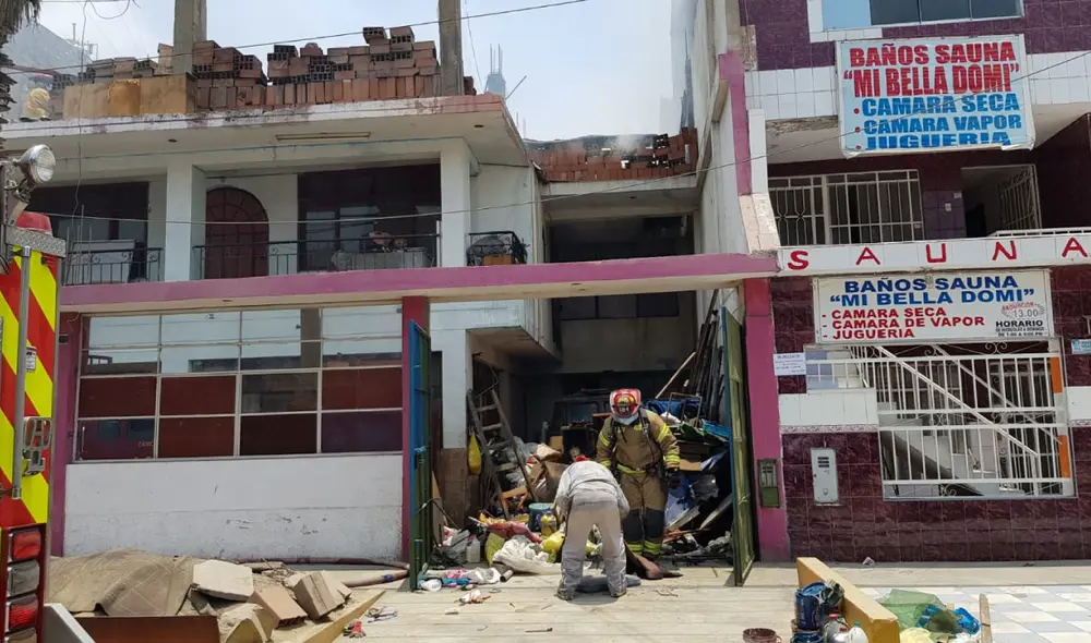 Zona del incendio. Foto: Créditos: Zona del incendio. Foto: Créditos: