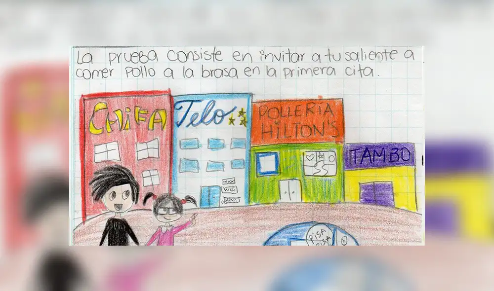 Vía Facebook: La romántica historia de amor entre una joven y un pollo a la brasa cautiva a los usuarios [FOTOS] 