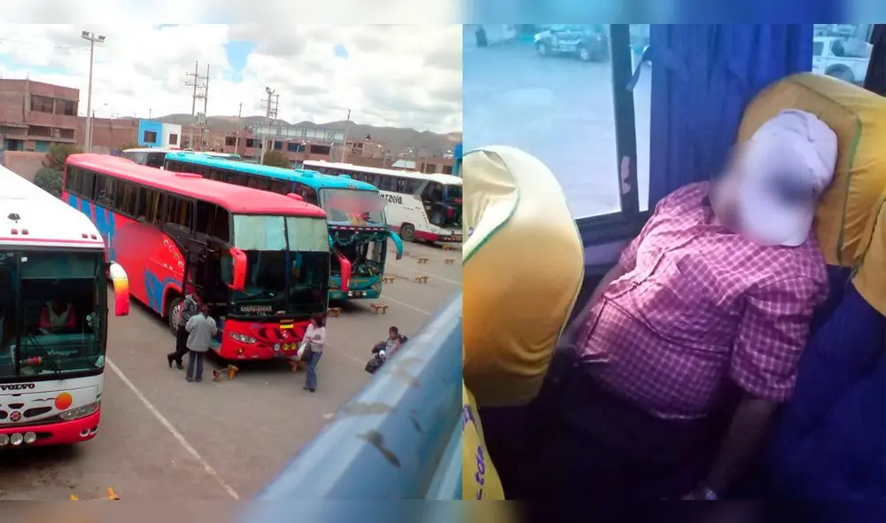 Puno: Varón fue hallado sin vida al interior de un bus interprovincial
