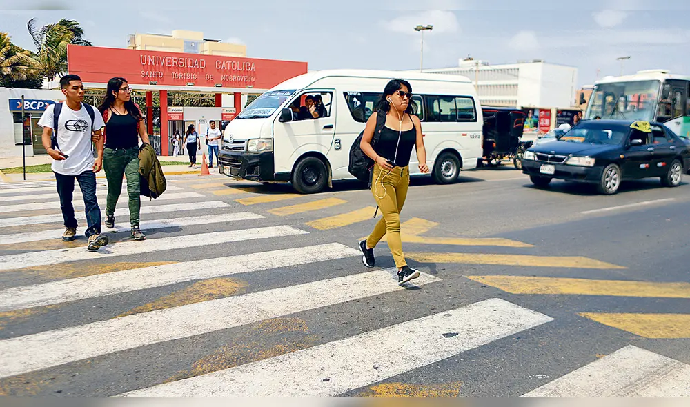 Falta de semáforos en Chiclayo.