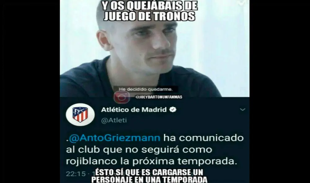 Antoine Griezmann protagoniza hilarantes memes. Antoine Griezmann protagoniza hilarantes memes.