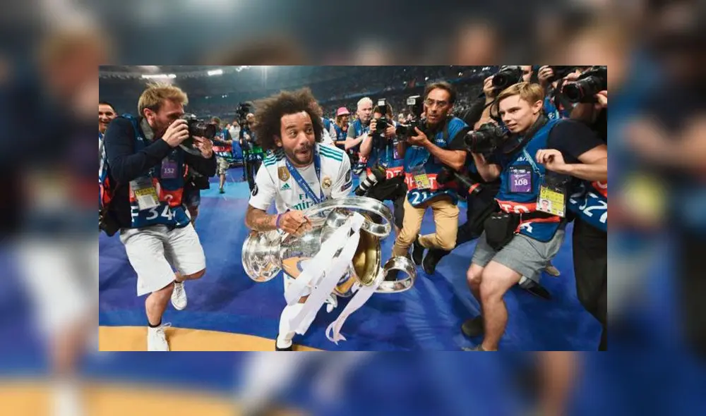 El lateral derecho del Real Madrid logró la hazaña de alzar la 'Orejona'. El lateral derecho del Real Madrid logró la hazaña de alzar la 'Orejona'.