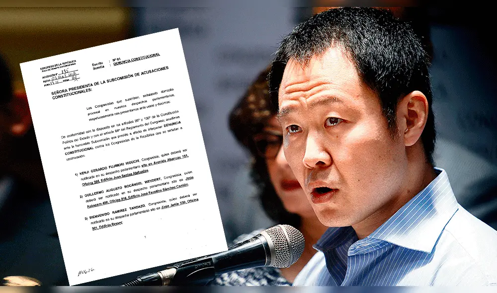 Inician proceso de desafuero a Kenji, Ramírez y Bocángel Inician proceso de desafuero a Kenji, Ramírez y Bocángel