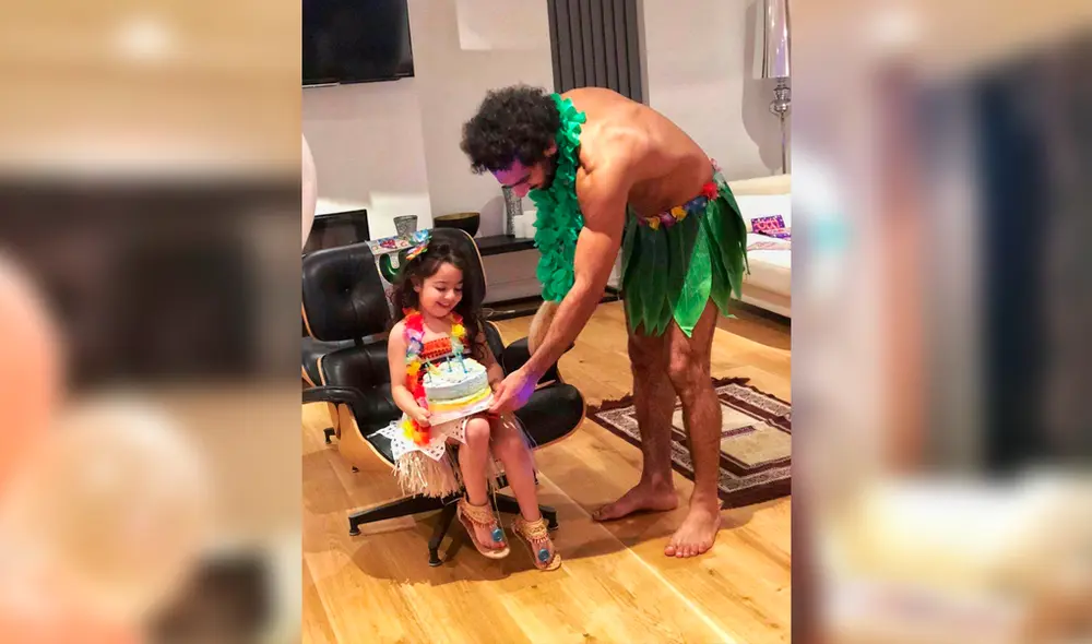 Mohamed Salah se disfrazó de un conocido personaje de Disney por el cumpleaños de su hija.