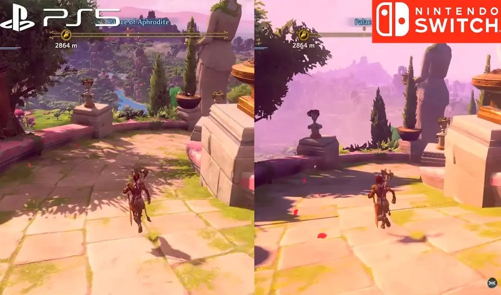 La ventaja crece. Un título de Ubisoft muestra qué tan poderosa es la PS5 comparada a la consola portátil de Nintendo de hace 3 años. Foto: YouTube La ventaja crece. Un título de Ubisoft muestra qué tan poderosa es la PS5 comparada a la consola portátil de Nintendo de hace 3 años. Foto: YouTube