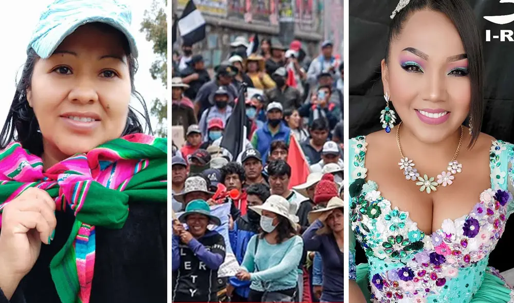 Artistas folclóricos respaldan a los manifestantes que vienen del sur. Foto: composición GLR Artistas folclóricos respaldan a los manifestantes que vienen del sur. Foto: composición GLR