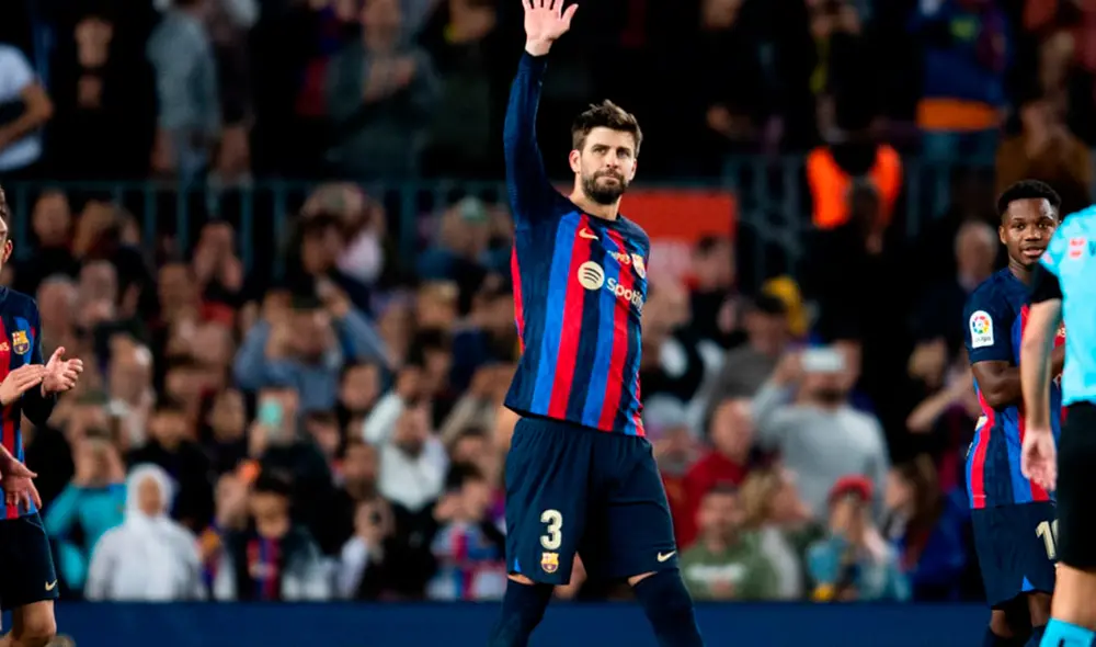 Gerard Piqué se despidió de los blaugranas. Foto: Barcelona/Twitter Gerard Piqué se despidió de los blaugranas. Foto: Barcelona/Twitter