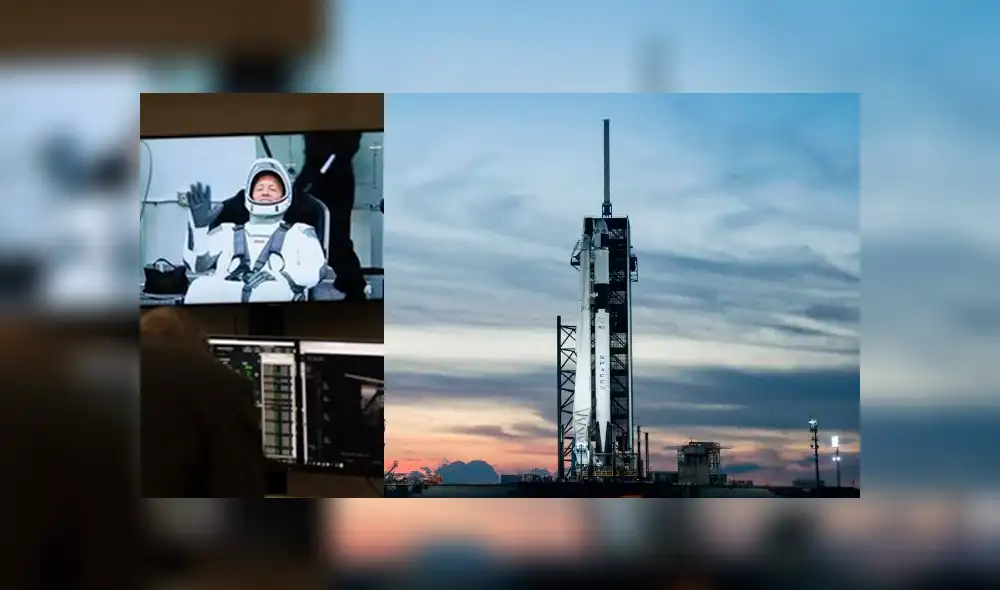 El despegue del Crew Dragon de SpaceX dependerá de la meteorología. Foto: composición