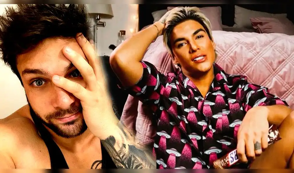 Nicola Porcella expuesto por 'Zorro' Zupe en situación íntima. Foto: Composición