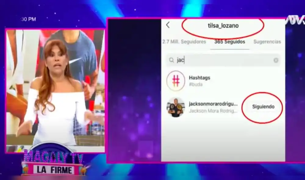 “Pero, lo raro del asunto es que ninguno de los dos ha sido consecuente. Ninguno de los dos se ha dejado de seguir", expuso. | Foto: Captura ATV “Pero, lo raro del asunto es que ninguno de los dos ha sido consecuente. Ninguno de los dos se ha dejado de seguir", expuso. | Foto: Captura ATV