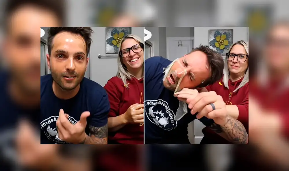 Desliza para ver las imágenes más divertidas del video que se hizo viral en Facebook.