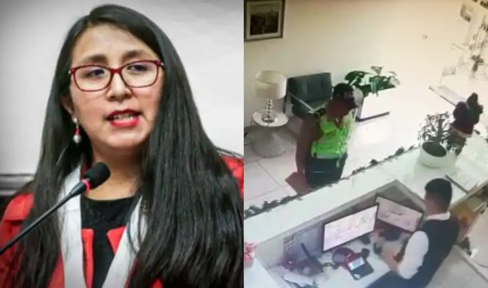 Congresista pidió al ministro del Interior precisar los motivos de la visita de la Policía a su domicilio. Foto: Composición LR