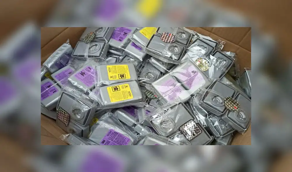 Incautan mascarillas y respiradores en Cercado de Lima. Créditos: Deysi Portuguez / La República