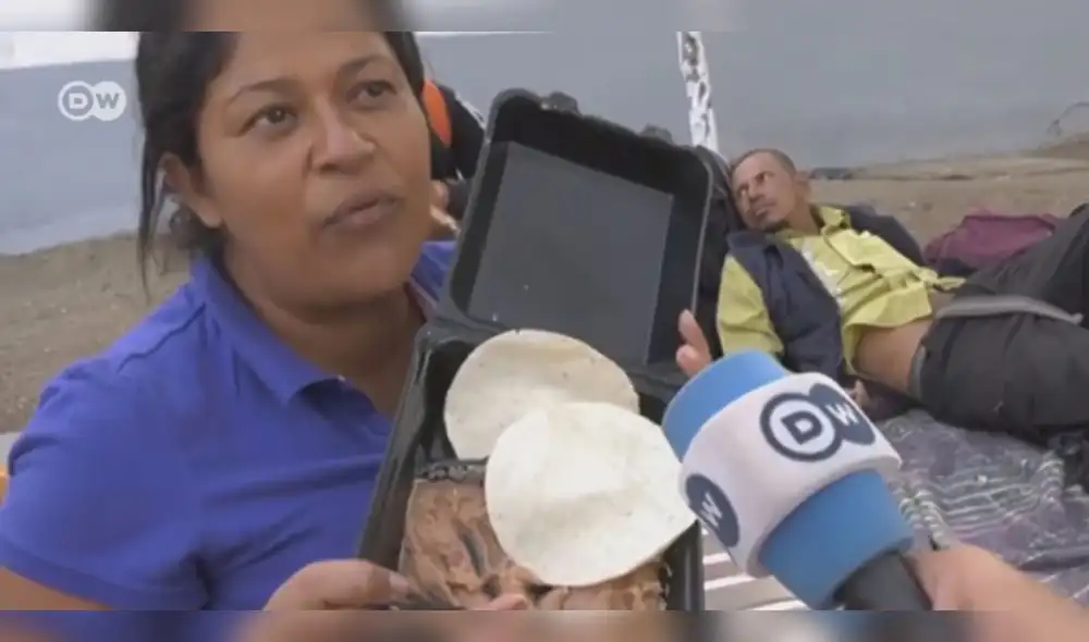 Indignación por mujer de 'caravana migrante' que se queja de "mala" comida en México [VIDEO]