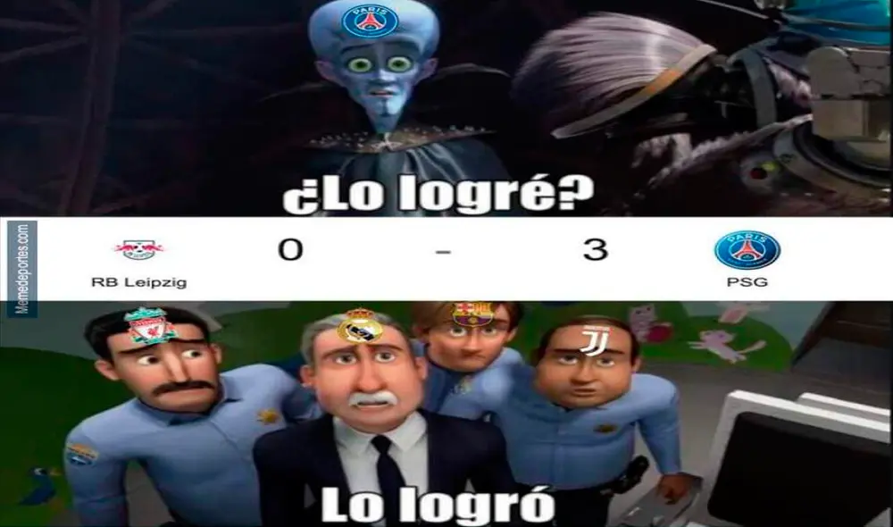 Diversos memes en redes sociales 'calientan' la fina de la Champions League entre Bayern Múnich y PSG. | Foto: Invictos