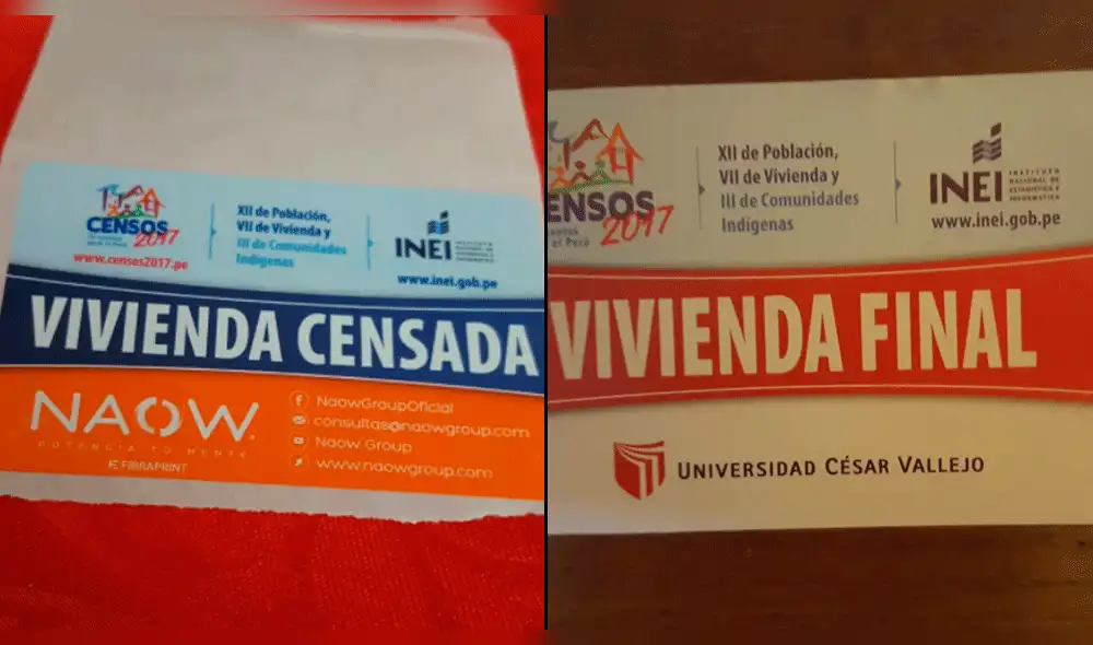 Censo 2017: ¿Por qué la UCV y NAOW cuentan con publicidad en los stickers?