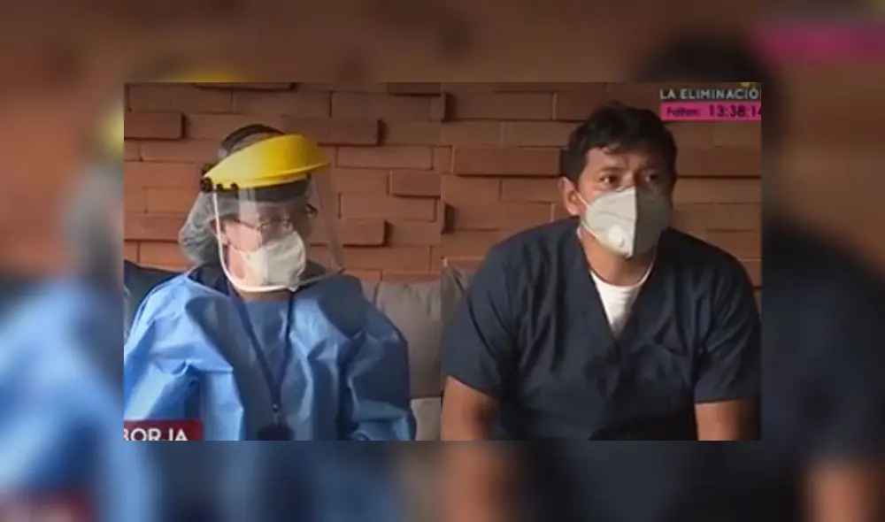 Suplantan identidad de médico para realizar test rápidos. Créditos: América TV. Suplantan identidad de médico para realizar test rápidos. Créditos: América TV.