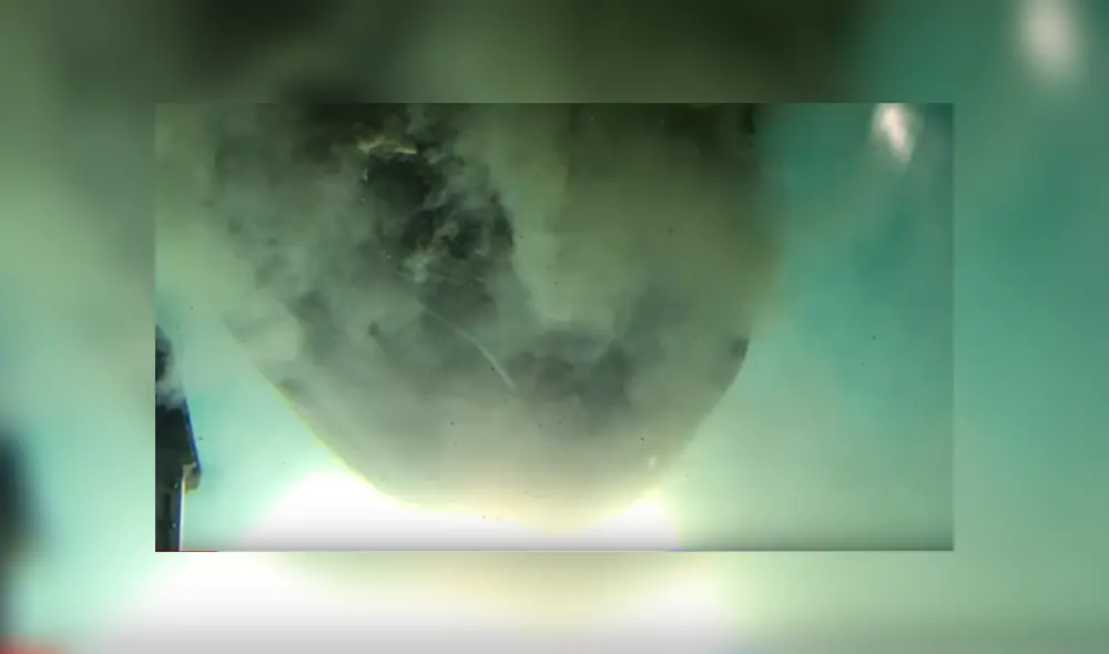 El enorme depredador vive bajo mil metros de profundidad y ha sido filmado pocas veces. Foto: captura El enorme depredador vive bajo mil metros de profundidad y ha sido filmado pocas veces. Foto: captura