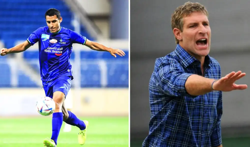 Alex Valera jugó en Al-Fateh en el 2022. Foto: composición/difusión