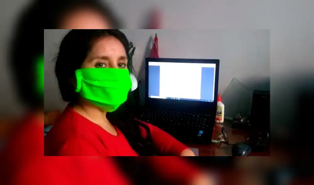 Maestra continúa apoyando a sus alumnos de primero y segundo de secundaria. Foto: Éxitosa.