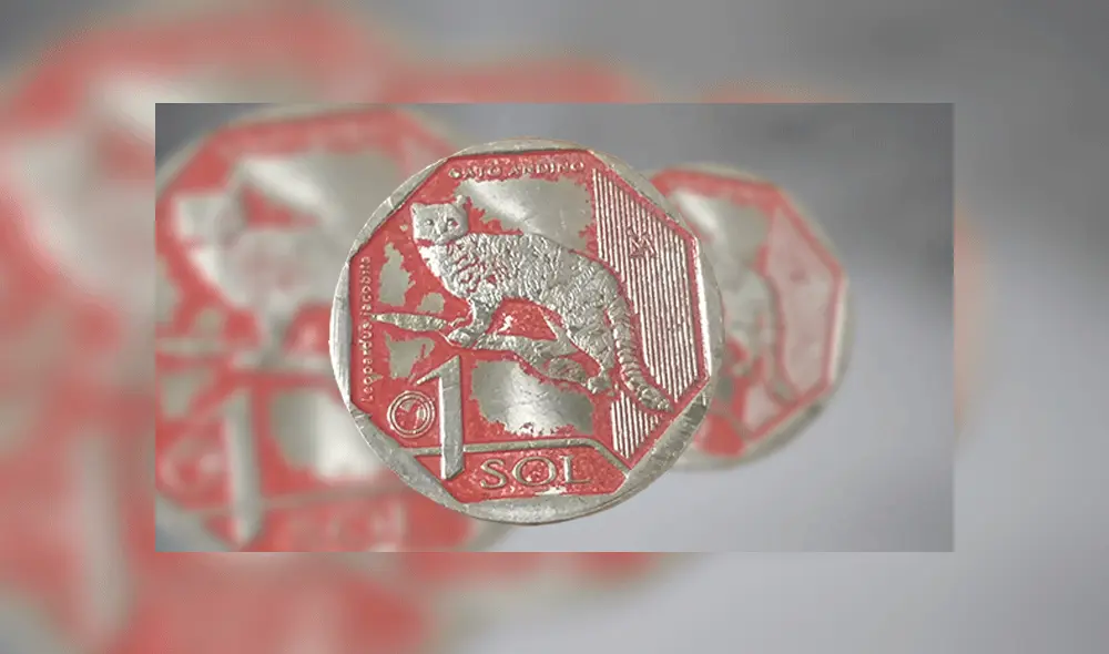 Moneda roja el gato Moneda roja el gato