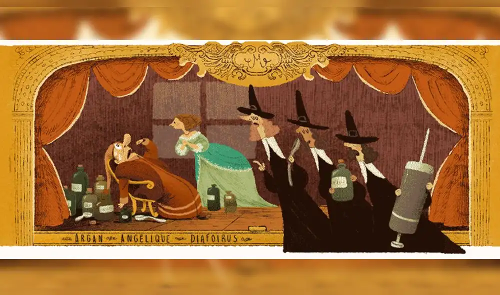 Molière: el mejor autor de comedia dramática fue homenajeado por Google con un Doodle [FOTOS]