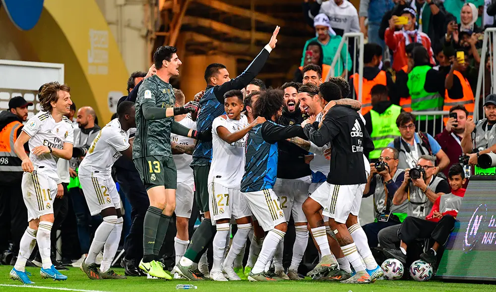 Real Madrid se coronó campeón de la Supercopa española tras vencer por penales al Atlético 4-1