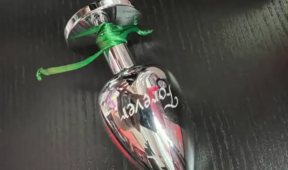 El juguete sexual fue un regalo de su difunto novio. Foto: tallfatcat/TikTok El juguete sexual fue un regalo de su difunto novio. Foto: tallfatcat/TikTok