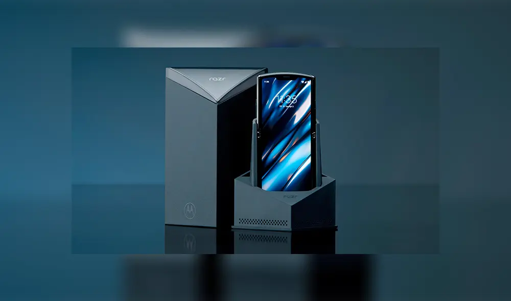 Lanzamiento oficial del Motorola Razr, el nuevo teléfono plegable de la compañía. Lanzamiento oficial del Motorola Razr, el nuevo teléfono plegable de la compañía.