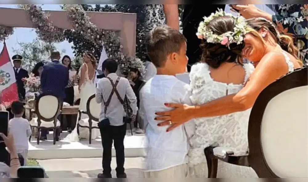 Tilsa Lozano y Jackson Mora se casaron en una íntima ceremonia en Pachacamac. Foto: composición LR/Instagram/captura LR