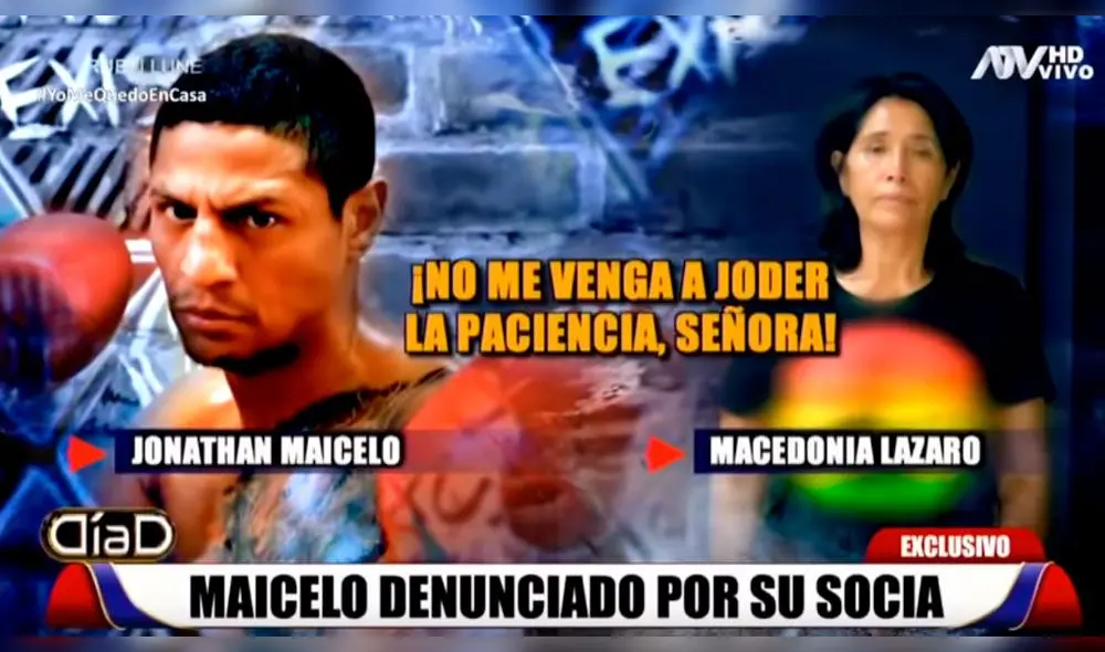 Jonathan Maicelo arma escándalo a socia por restaurante