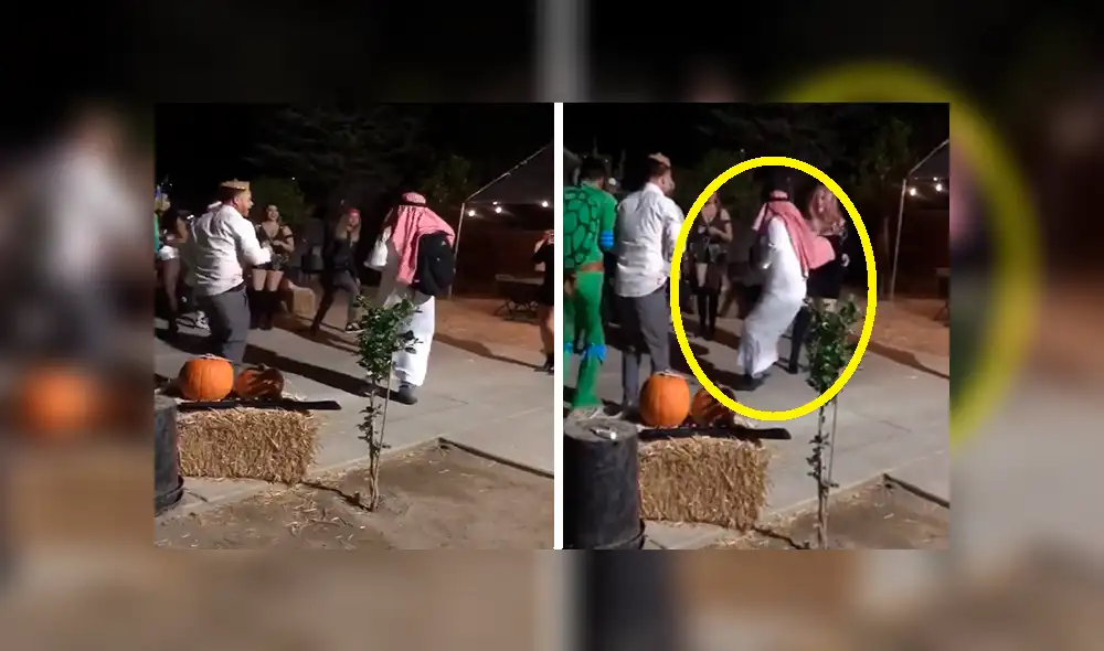 Facebook viral: se infiltra en fiesta privada vestido de árabe y asusta a todos con 'bomba' [VIDEO]