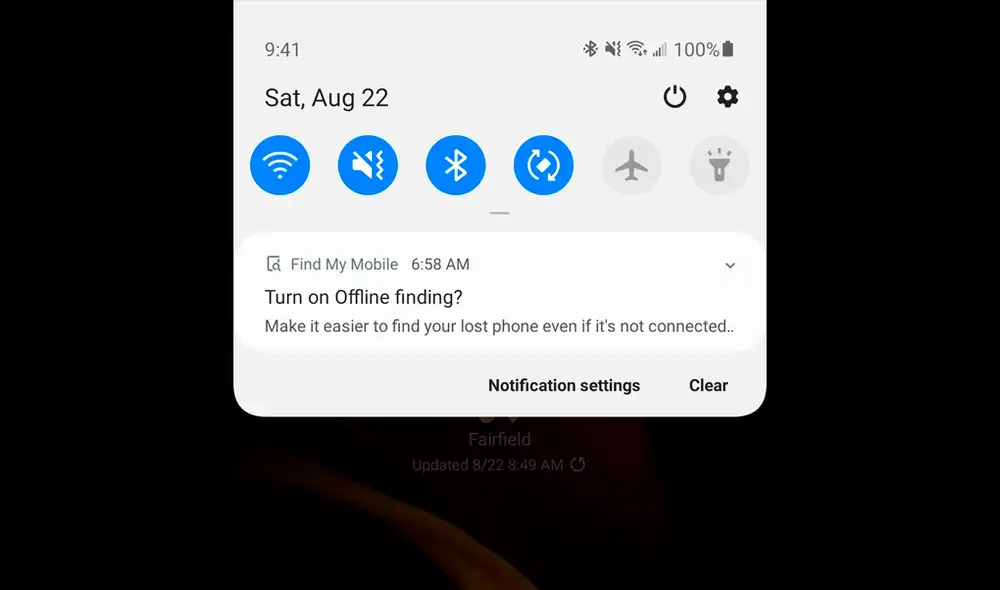 Samsung ha revelado la característica a través de una nueva notificación. | Foto: Max Weinbach