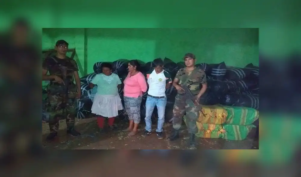 Vraem: PNP decomisó más de 3 toneladas de hoja de coca ilegal 