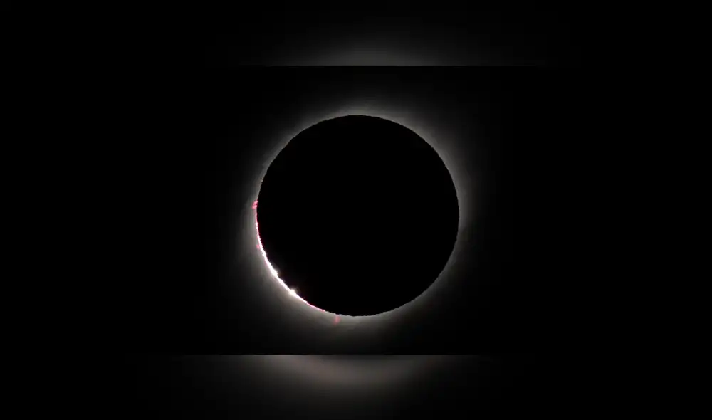 El día se volvió noche durante algunos minutos en Argentina y Chile. Foto: AFP