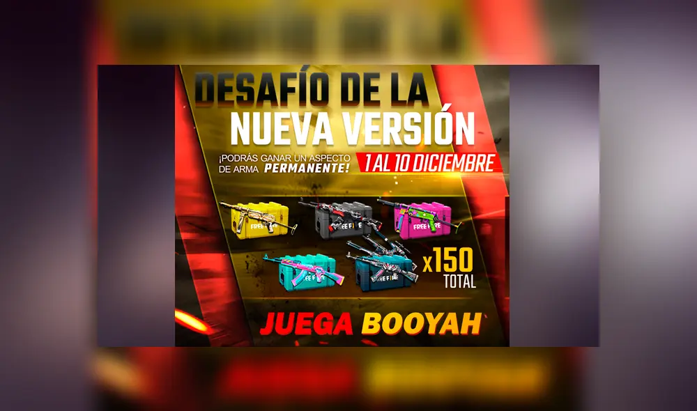 Truco para obtener 150 cajas de armas en Free Fire Truco para obtener 150 cajas de armas en Free Fire