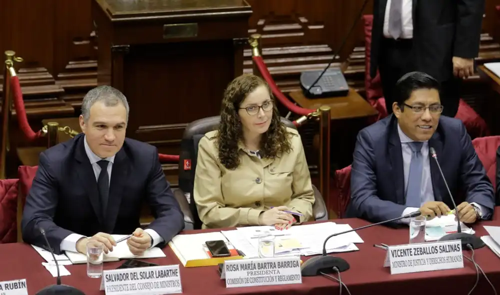 Comisión de Constitución debate proyecto de elecciones internas en los partidos. Foto: John Reyes.