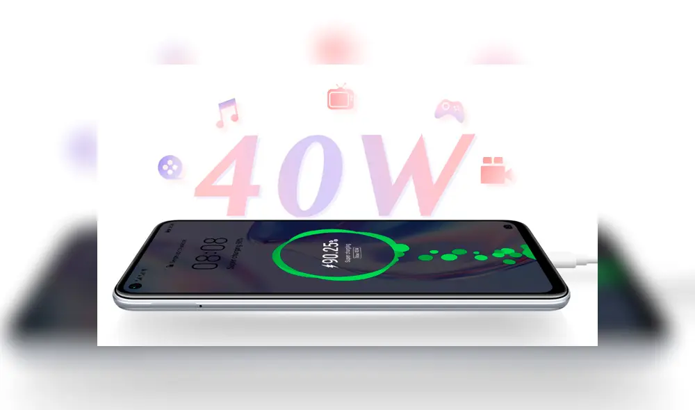 Su batería; sin embargo, tiene capacidad de 4.000 mAh, 0.200 menos que el P40 Lite.