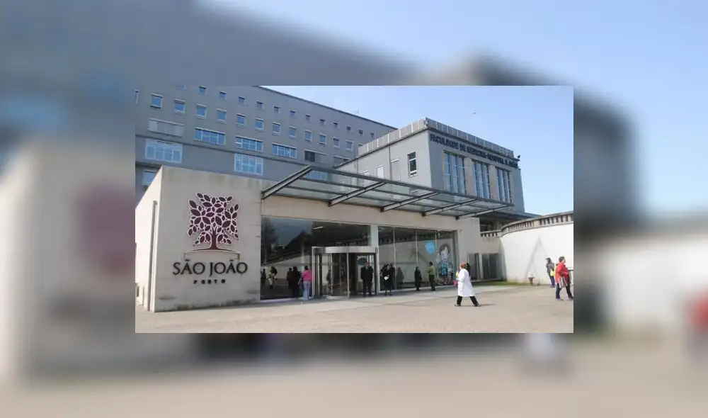 Hospital São João ubicado en Oporto, Portugal. Foto: Internet.