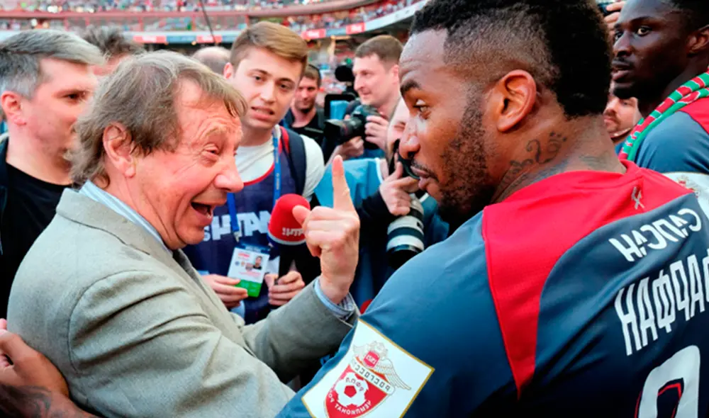 Yuri Siomin, técnico de Jefferson Farfán en el Lokomotiv Moscú, destacó la fortaleza del atacante, quien dio positivo a la prueba del nuevo coronavirus. (FOTO: AFP). Yuri Siomin, técnico de Jefferson Farfán en el Lokomotiv Moscú, destacó la fortaleza del atacante, quien dio positivo a la prueba del nuevo coronavirus. (FOTO: AFP).