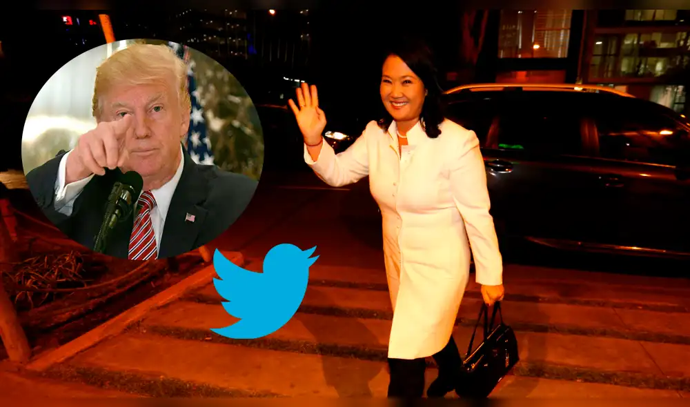Comparan tuits de Keiko Fujimori con los de Donald Trump por ataques a la prensa