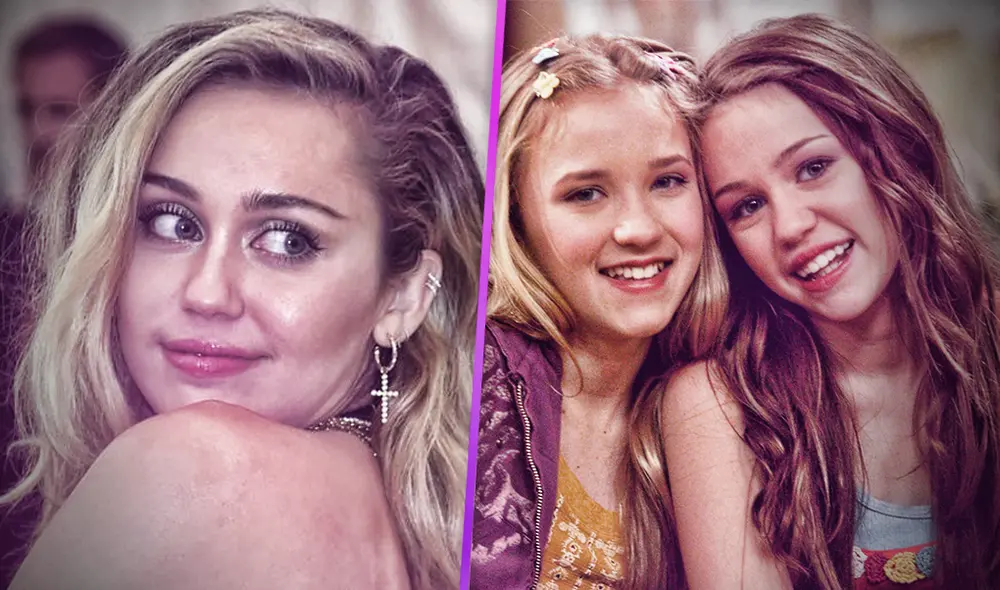 Miley Cyrus y Emily Osment recuerdan su infancia en set de grabación de Hanna Montana. (FOTO: Composición) Miley Cyrus y Emily Osment recuerdan su infancia en set de grabación de Hanna Montana. (FOTO: Composición)