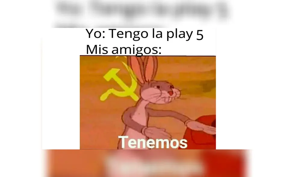 Este curioso meme que tiene como protagonista a Bugs Bunny se ha vuelto viral en las redes. Foto: Facebook.