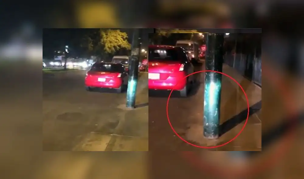 Ampliación de Av. Benavides en la gestión Castañeda dejó un poste al borde de la pista [VIDEO]