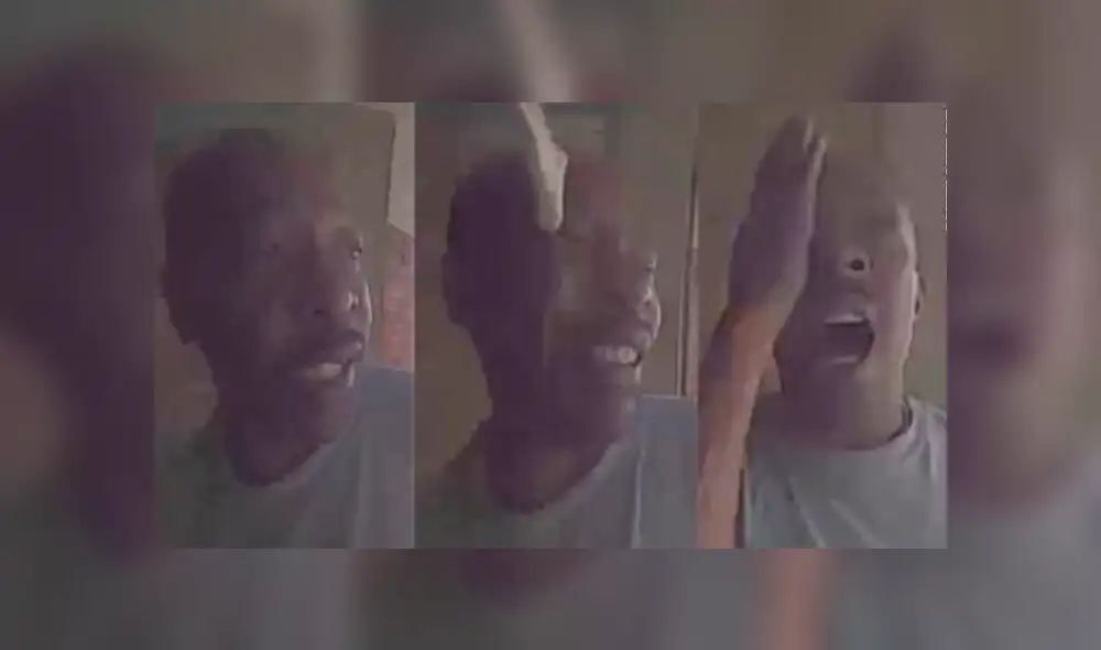 YouTube viral: criatura aparece de su escondite y le muerde la cara a un hombre [VIDEO] 