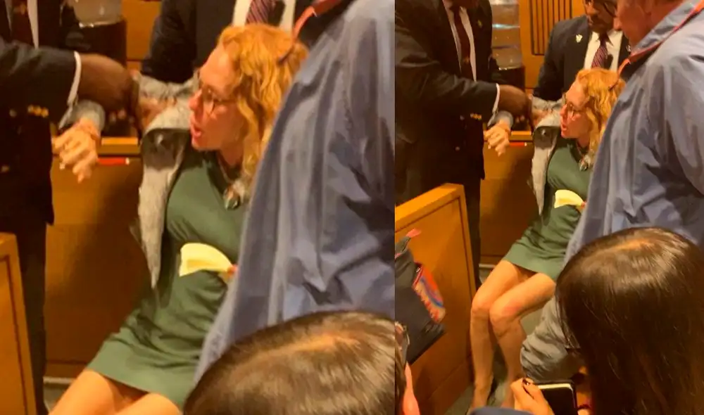 Difunden foto de Eliane Karp al ser retirada a la fuerza en audiencia de Alejandro Toledo