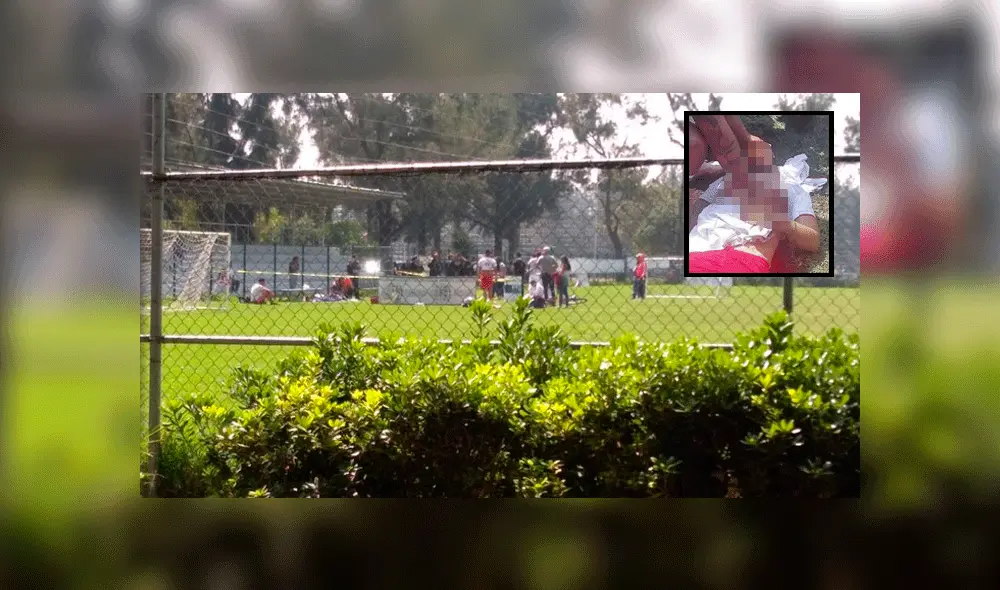 México - disparo a futbolista México - disparo a futbolista